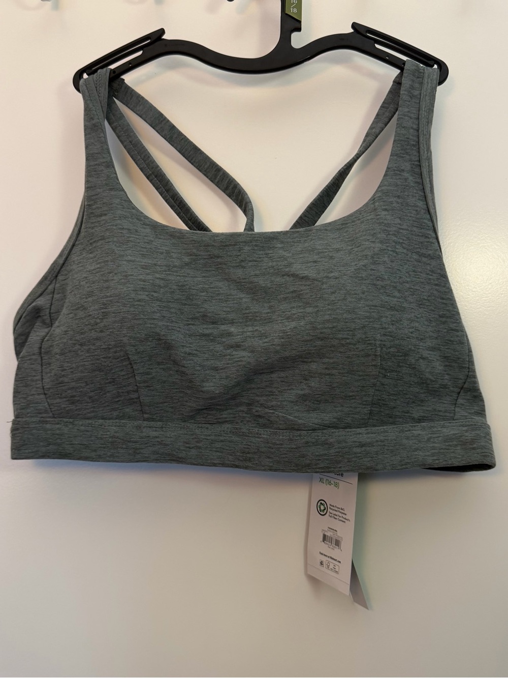 XL Women's dark green Sports Bra